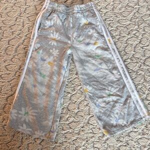 adidas Kids Gray Floral Joggers